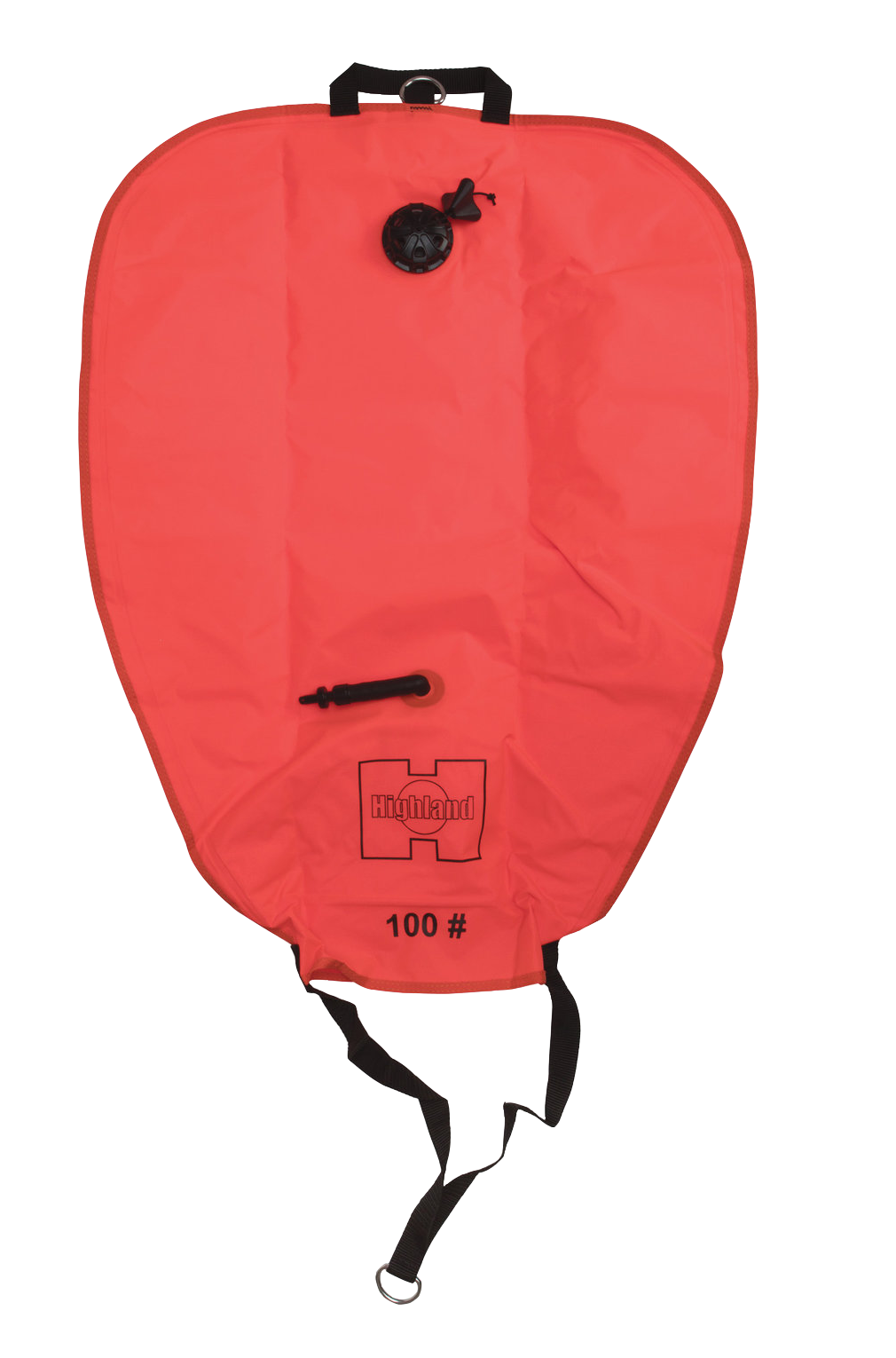 Highland 100lb Lift Bag – Technical Diving Lift Bag with OPV & Carry Pouch