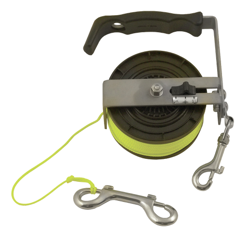 XS Scuba 200' Sport Reel – Stainless Steel Dive Reel with High-Visibility Line