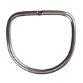 XS Scuba Highland 2.0" Stainless Steel Welded D-Ring – 6mm 316 Stainless Harness D-Ring