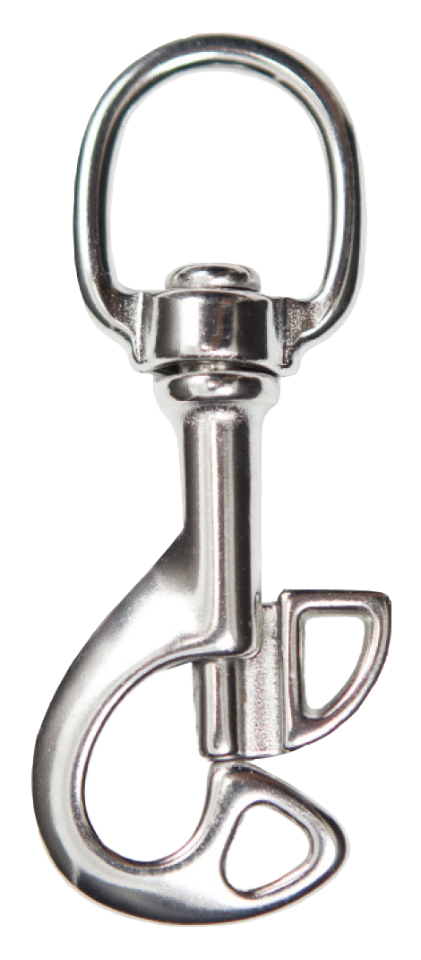 XS Scuba Highland 3.5" Butterfly Swivel Bolt Snap – 316 Stainless Steel Dive Clip