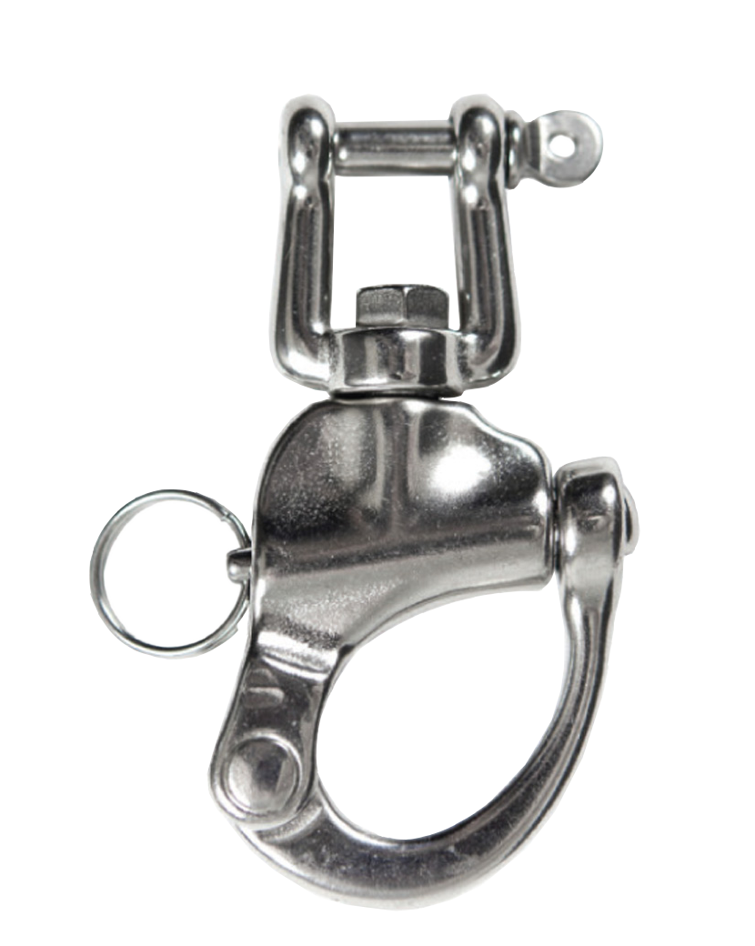XS Scuba Highland Stainless Steel Snap Shackle – 316 Stainless Steel Quick Release Dive Shackle