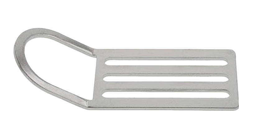 XS Scuba Highland 4-Bar Slide with Angled D-Ring – Stainless Steel Harness Hardware for 2" Webbing