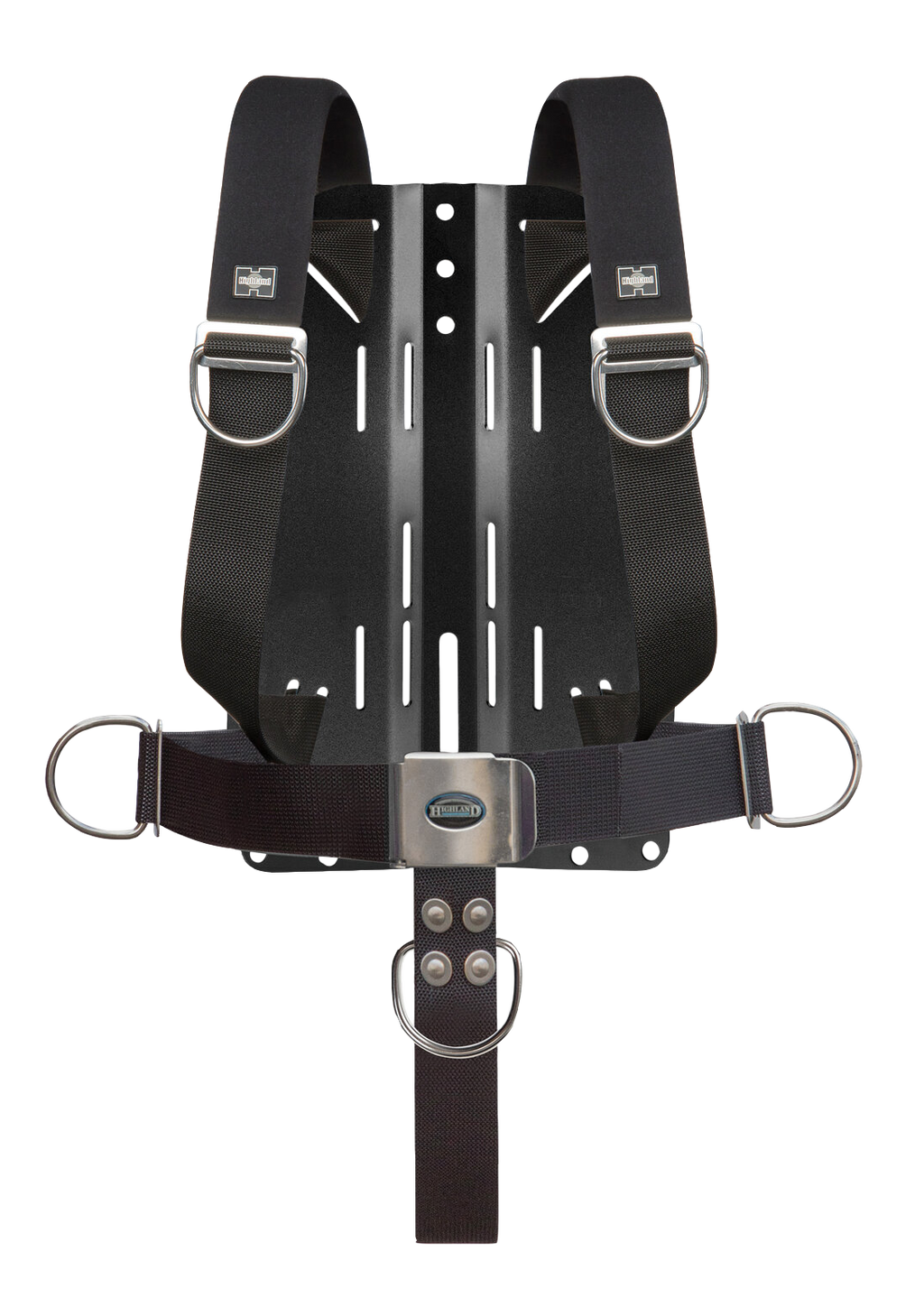 XS Scuba Highland Tec/Rec Harness System – Complete Technical Diving Harness Aluminum