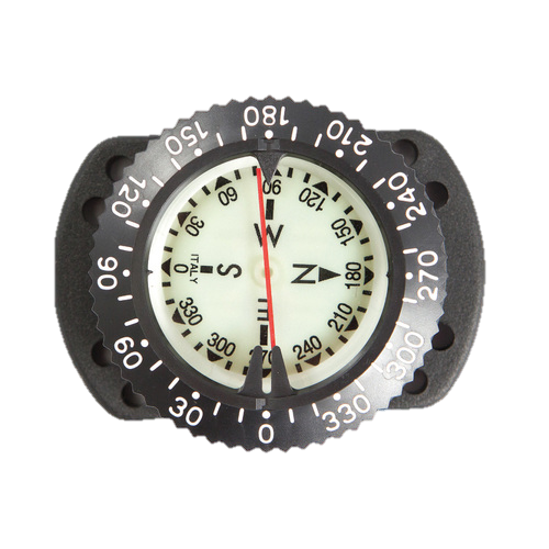 XS Scuba Highland Bungee Mount Compass – Technical Diving Wrist Compass System