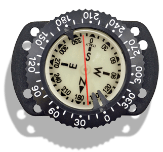 Highland Bungee Mount Compass Replacement Module – Luminescent Dive Compass Insert