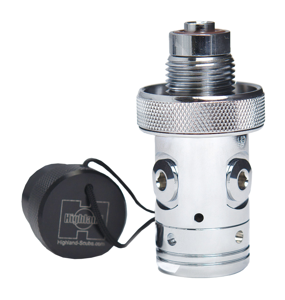 XS Scuba Highland Compact DIN First Stage – Low Profile Nitrox Ready DIN Regulator First Stage