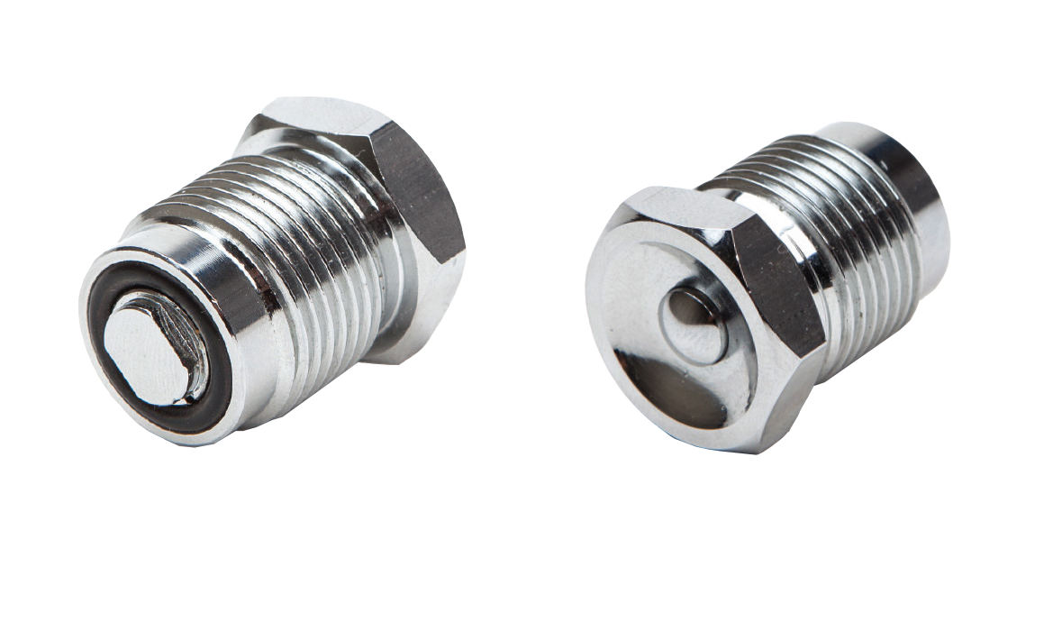 XS Scuba Highland DIN Plug with Pressure Release – Brass DIN Protection Plug with Vent Button