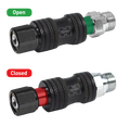 XS Scuba Highland Deluxe Inline Second Stage Shut Off – LP Gas Shutoff Adapter for Technical Diving