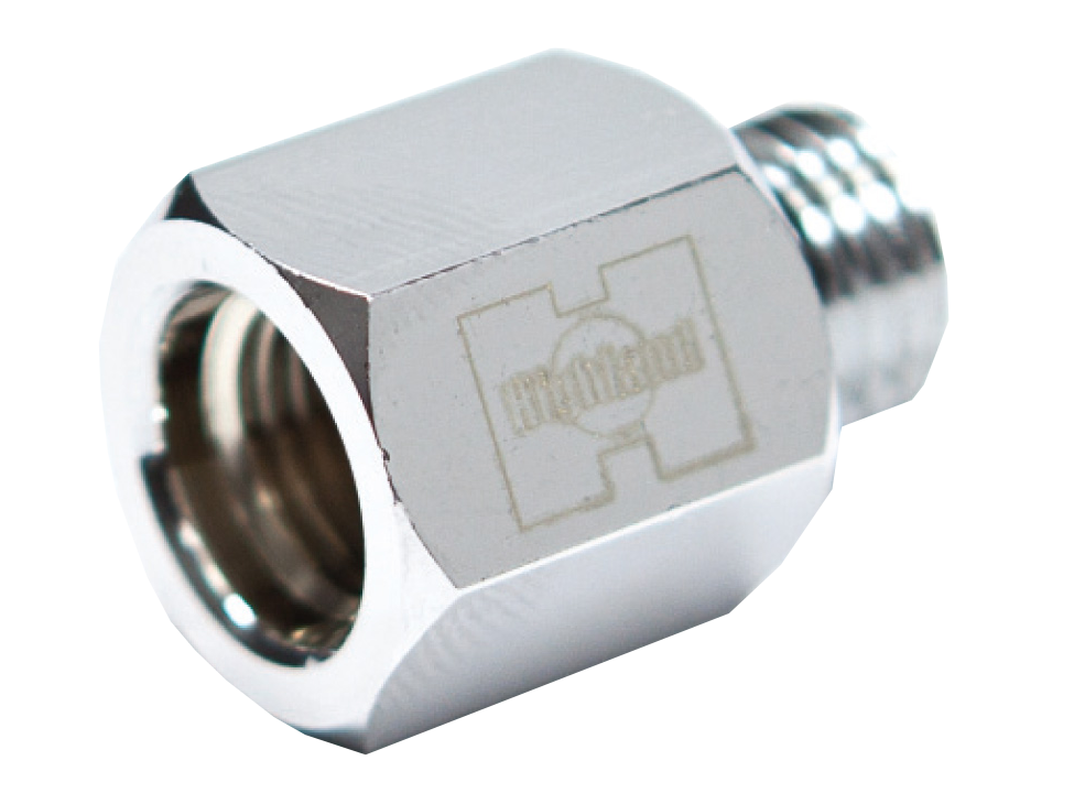 XS Scuba Highland HP Inline Adapter – Mini Tech Gauge High Pressure Hose Adapter