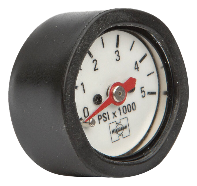 XS Scuba Highland Mini Tech Gauge Boot – Protective Rubber Boot for 1" Mini Pressure Gauges