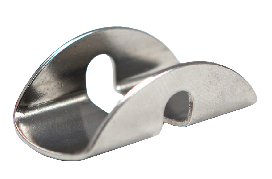 XS Scuba Highland Stainless Steel D-Ring Holder – 316 Stainless Steel Harness Accessory Retainer