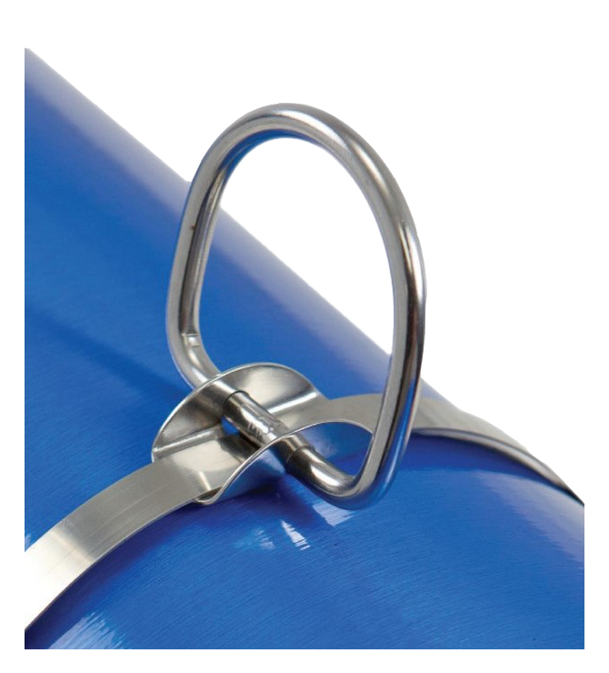 XS Scuba Highland Stainless Steel D-Ring Holder – 316 Stainless Steel Harness Accessory Retainer