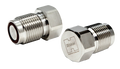 XS Scuba Highland Stainless Steel DIN Plug – 316 SS DIN Dust Plug with Viton O-Ring