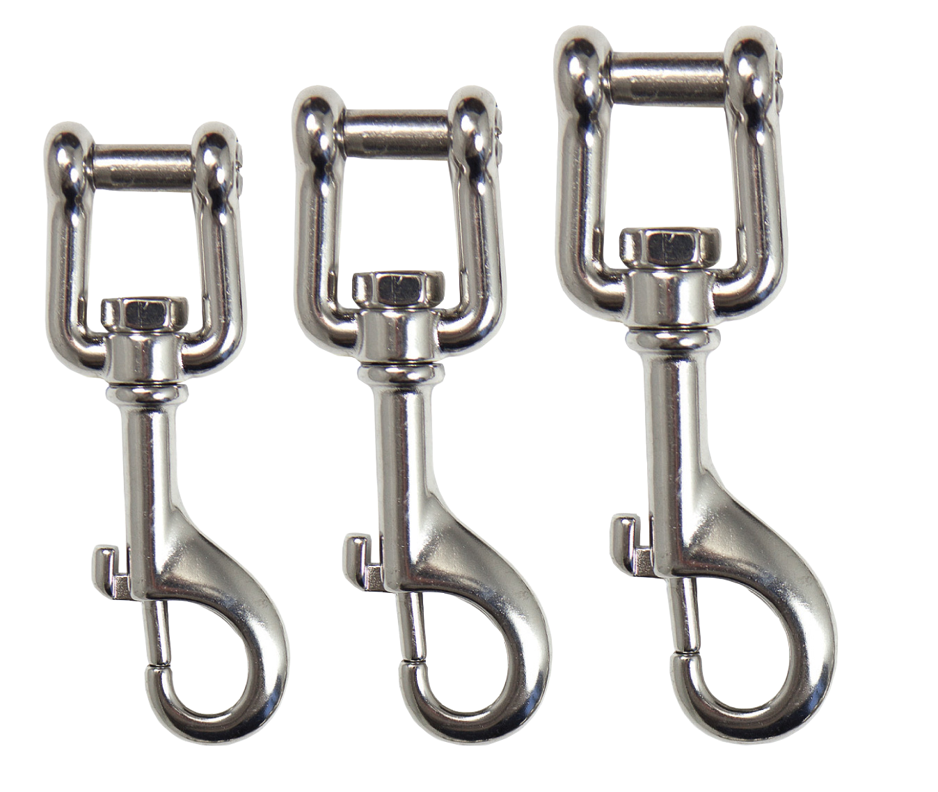 XS Scuba Highland Stainless Steel Shackle Bolt Snap – 316 Stainless Steel Dive Clip