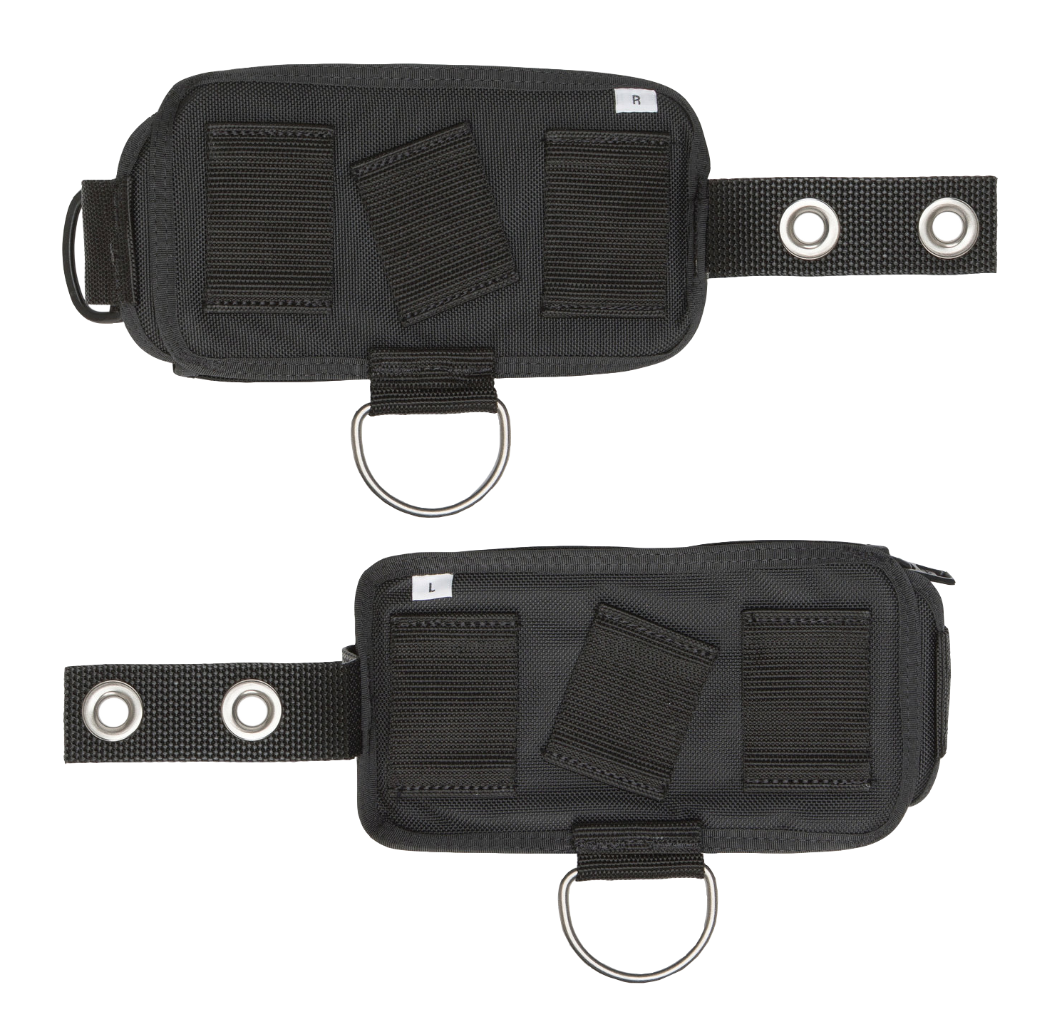 Highland Side-Slide Weight Pockets – Integrated Weight System for Backplate Harnesses