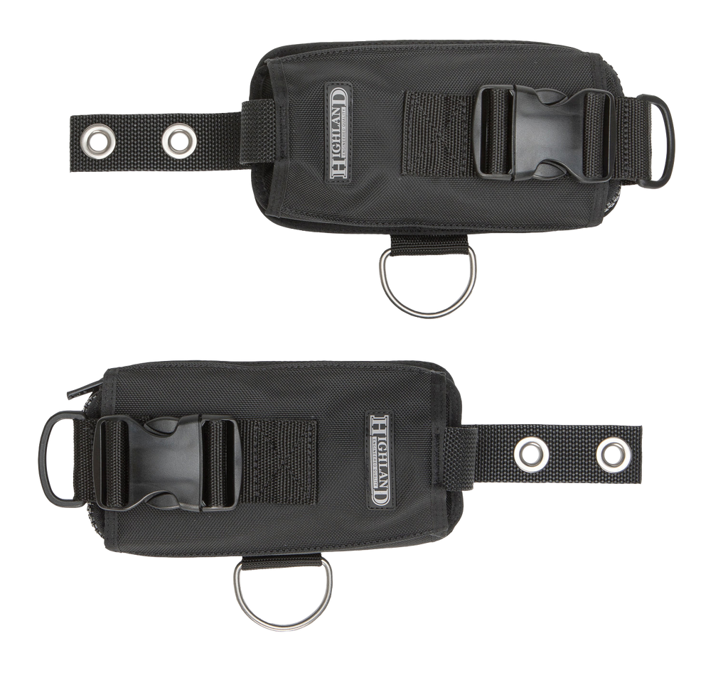 Highland Side-Slide Weight Pockets – Integrated Weight System for Backplate Harnesses