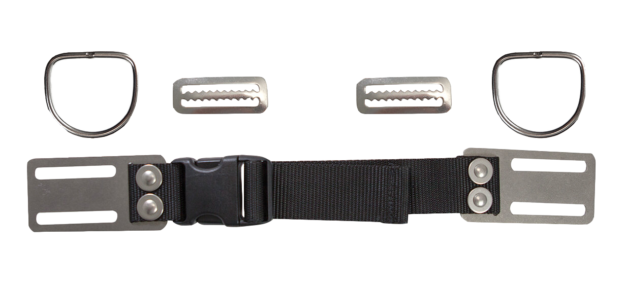 XS Scuba Highland Sternum Strap – Stainless Steel Harness Stabilization Strap