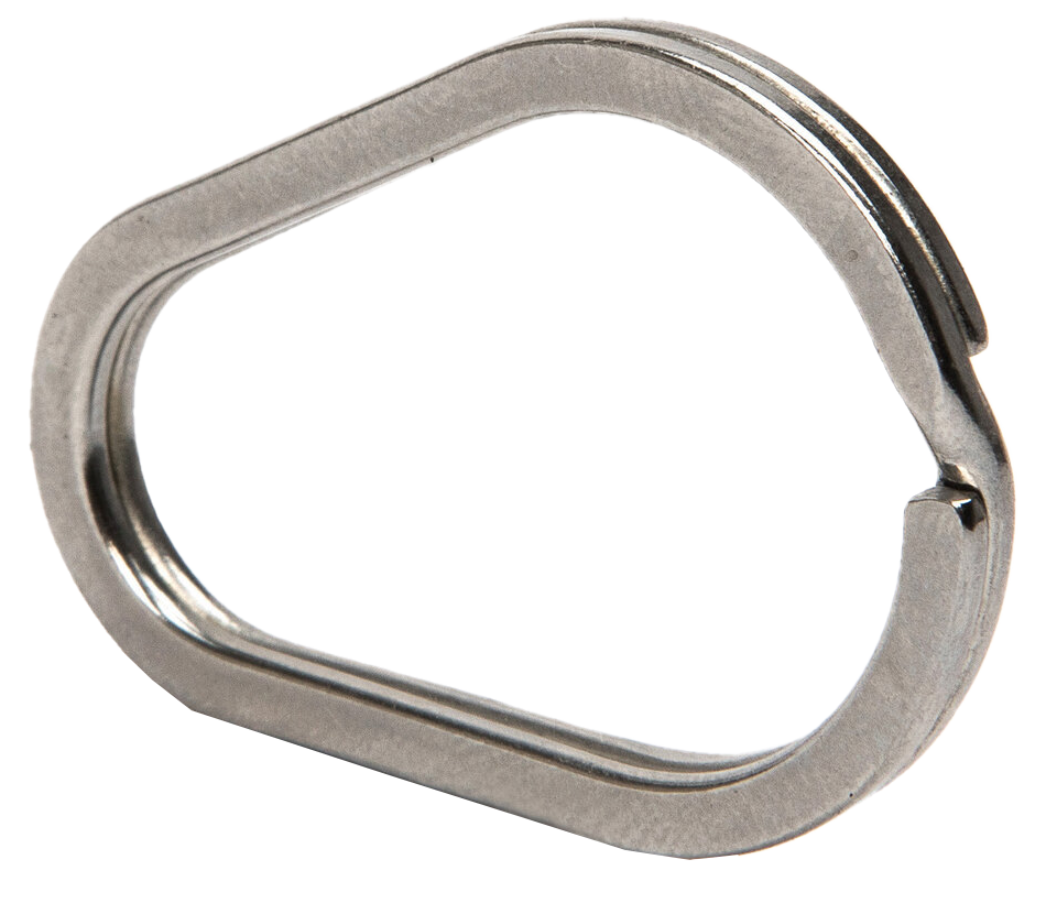 XS Scuba Highland Heavy-Duty Stainless Steel Teardrop Split Rings – 40mm (5 Pack)