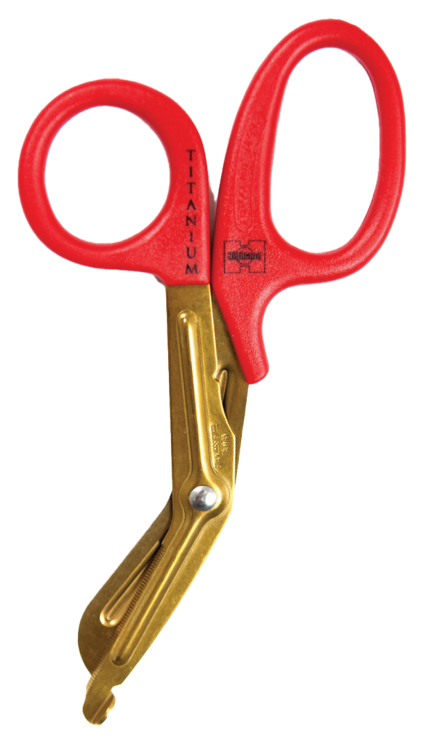 XS Scuba Highland Rescue Shears – Titanium Coated Stainless Steel Dive & Trauma Shears
