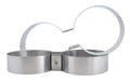 XS Scuba Highland Twin Cylinder Bands – Premium Stainless Steel Doubles Bands for Technical Diving