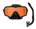 OceanWays SeeSharp SL Mask & Snorkel Combo – HD Single Lens Snorkeling Set