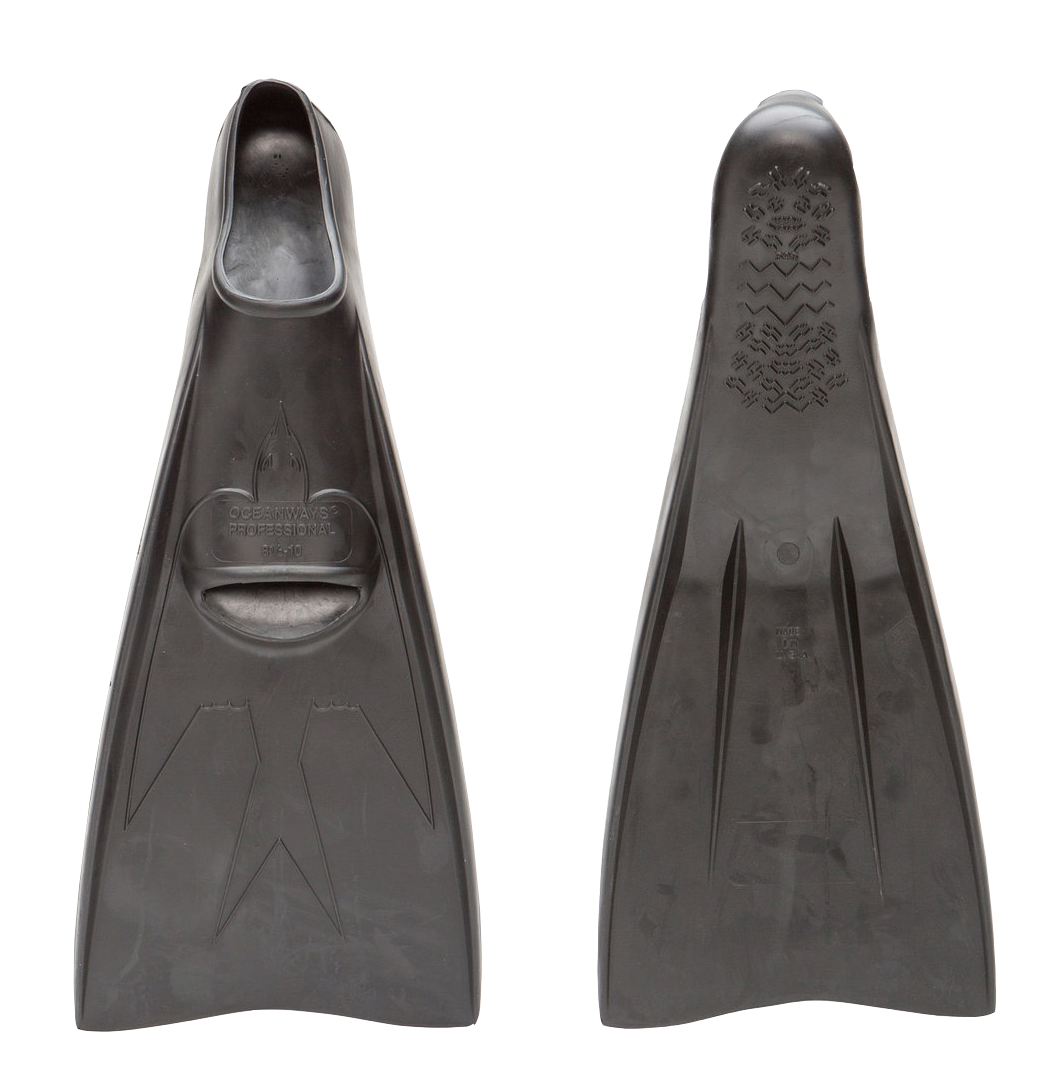 XS Scuba Oceanways AquaPro Full Foot Fins – Comfortable Snorkeling & Swim Training Fins