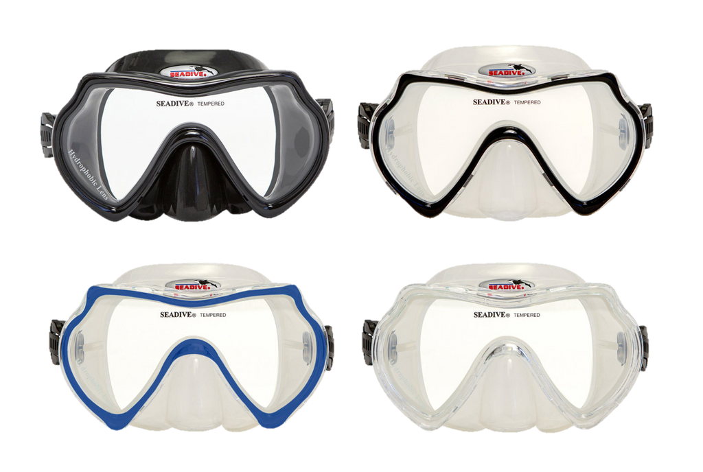 XS Scuba SeaDive Eagleye Hydrophobic Mask – Anti-Fog Single Lens Scuba Diving Mask