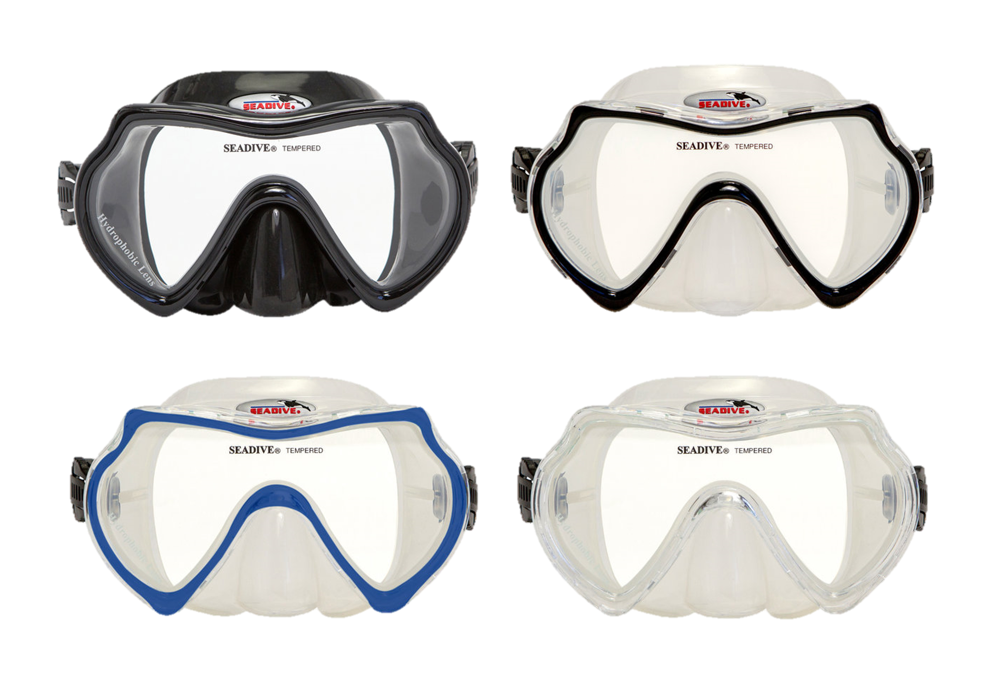 XS Scuba SeaDive Eagleye Hydrophobic Mask – Anti-Fog Single Lens Scuba Diving Mask