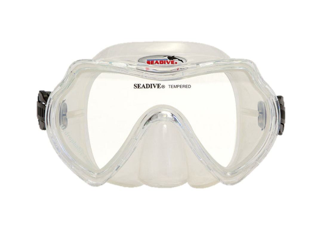 XS Scuba SeaDive Eagleye Hydrophobic Mask – Anti-Fog Single Lens Scuba Diving Mask - Clear