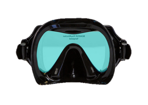 SeaDive Eagleye RayBlocker-HD Mask – HD Anti-Reflective Single Lens Dive Mask