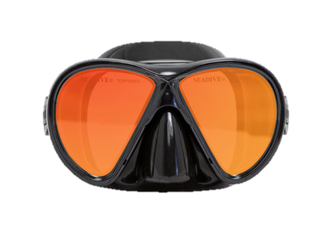 SeaDive RayBlocker-HD 2-Window Dive Mask – HD Anti-Reflective Scuba Mask