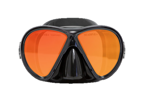 SeaDive RayBlocker-HD 2-Window Dive Mask – HD Anti-Reflective Scuba Mask