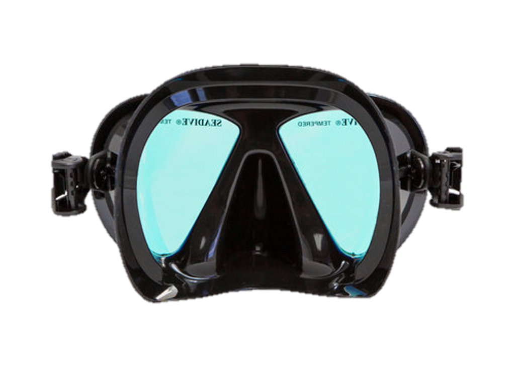 SeaDive RayBlocker-HD 2-Window Dive Mask – HD Anti-Reflective Scuba Mask