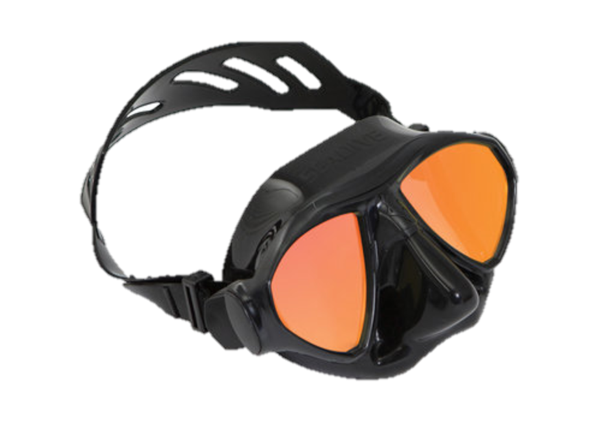 XS Scuba SeaDive SeaFire RayBlocker-HD Mask – Low Volume Freediving & Spearfishing Mask