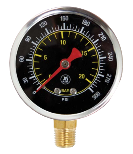 XS Scuba 2.75" Low Pressure Gauge – Dual Scale Topside LP Pressure Gauge
