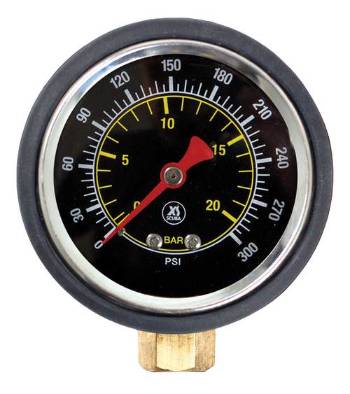 XS Scuba 2.75" Low Pressure Gauge – Dual Scale Topside LP Pressure Gauge