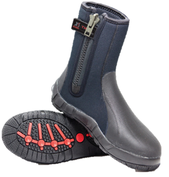 XS Scuba 8mm Thug Zipper Boots – Heavy-Duty Cold Water Dive Boots
