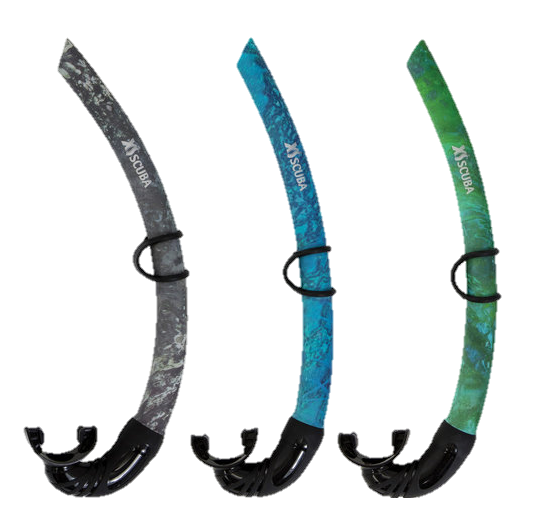 XS Scuba Ambush Snorkel – Low Profile Open Top Camouflage Snorkel