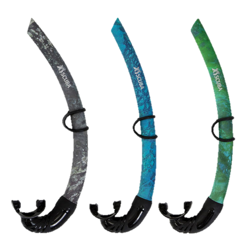 XS Scuba Ambush Snorkel – Low Profile Open Top Camouflage Snorkel