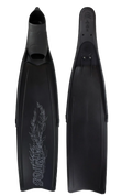 XS Scuba Aptos Fins – Black Open Heel Dive Fins