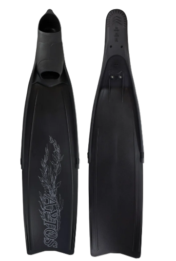 XS Scuba Aptos Fins – Black Open Heel Dive Fins