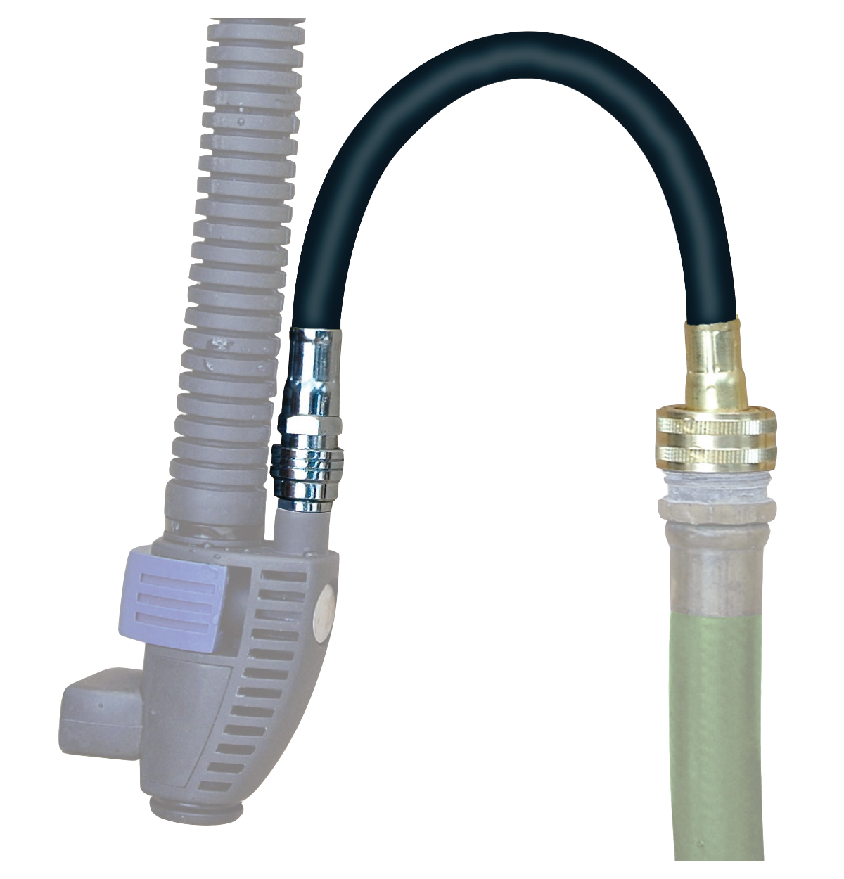 XS Scuba BC Wash Out Hose Attachment – Buoyancy Compensator Cleaning Tool