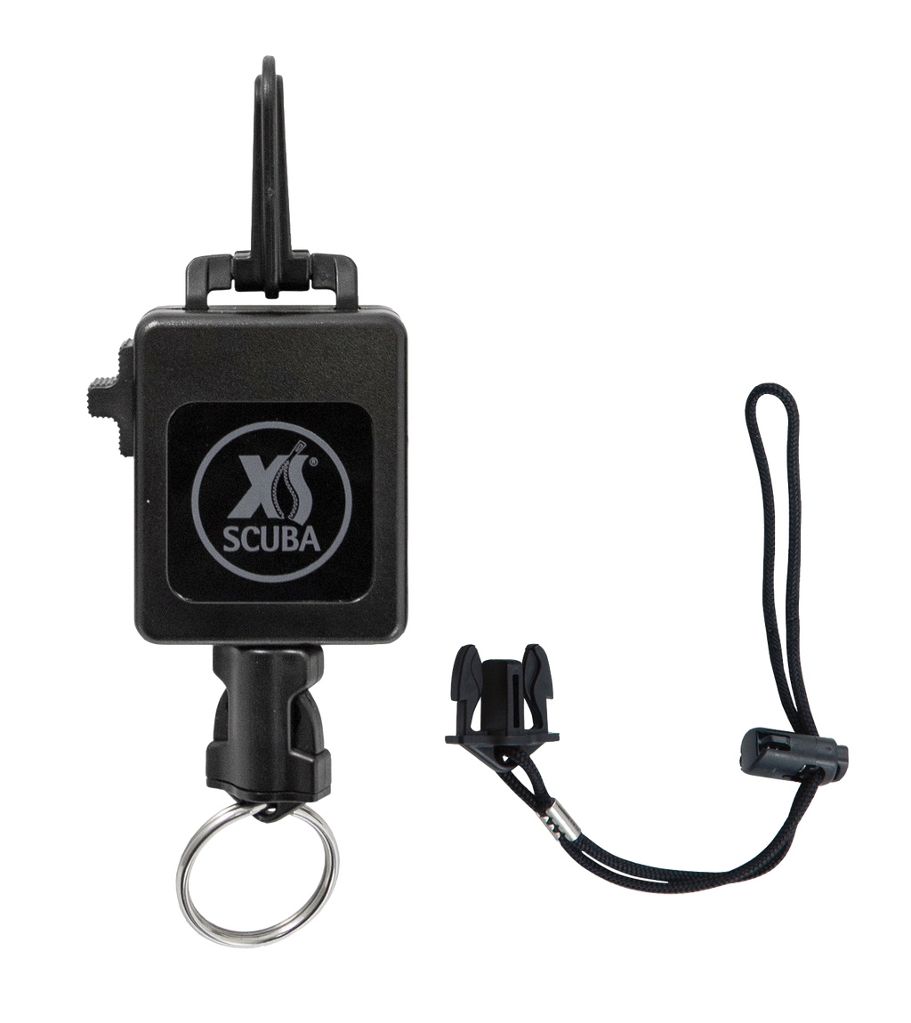 XS Scuba Flashlight & Camera Retractor CL18 – Locking Scuba Accessory Retractor