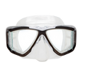 XS Scuba Fusion 2 Jr. Mask – Youth & Small Face Dive Mask with Crystal Silicone Skirt - Black
