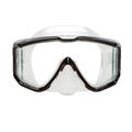 XS Scuba Fusion Mask – Panoramic Three-Window Scuba Diving Mask - Black