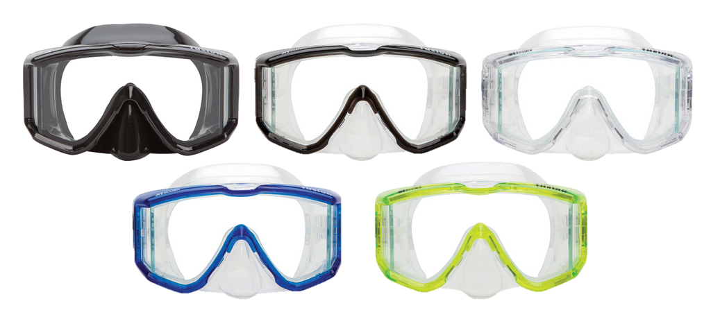 XS Scuba Fusion Mask – Panoramic Three-Window Scuba Diving Mask