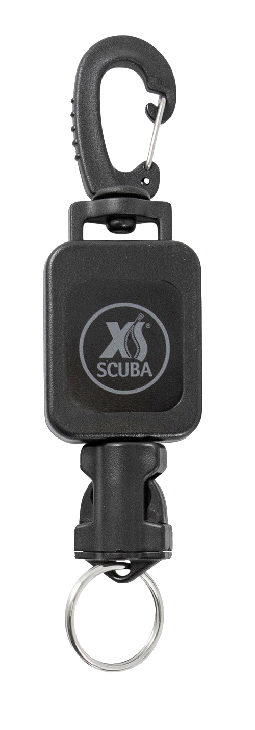 XS Scuba HD Mini Retractor CL13 – Heavy Duty Scuba Gear Retractor with Snap Clip