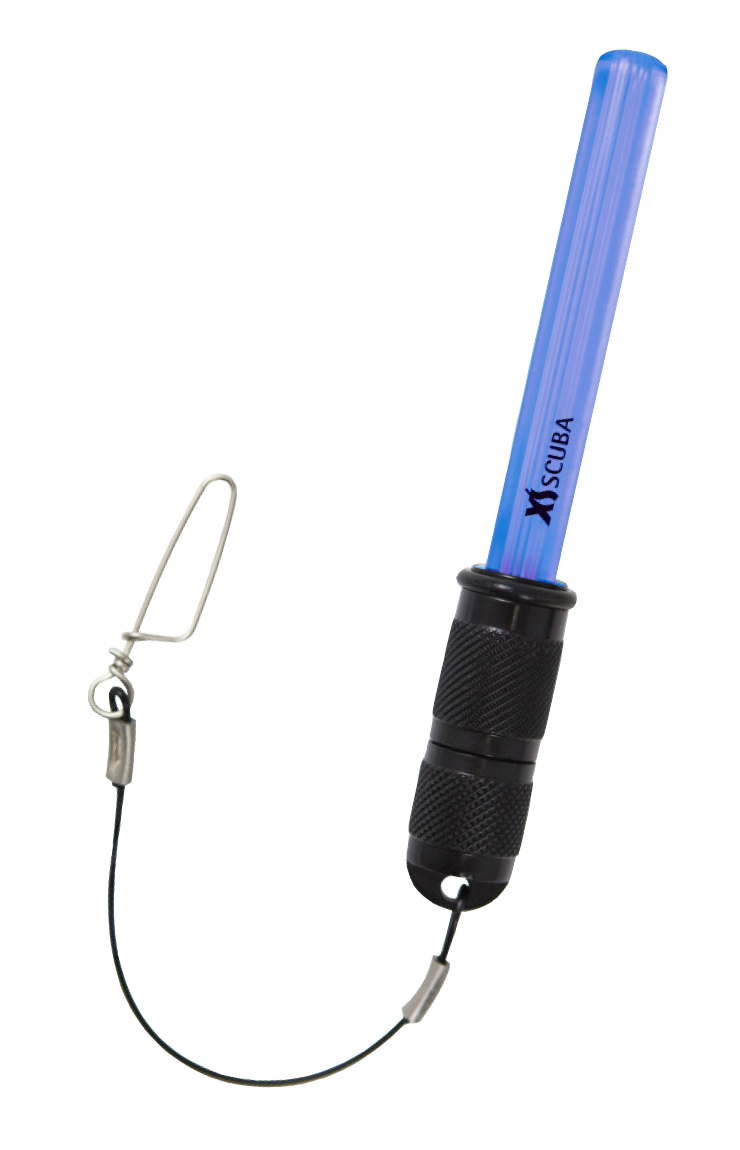 XS Scuba LED Glowstick – Reusable LED Night Diving Marker Light Blue
