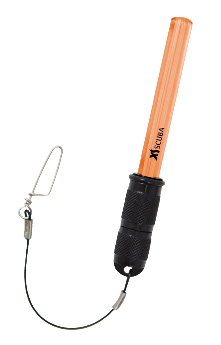 XS Scuba LED Glowstick – Reusable LED Night Diving Marker Light Orange