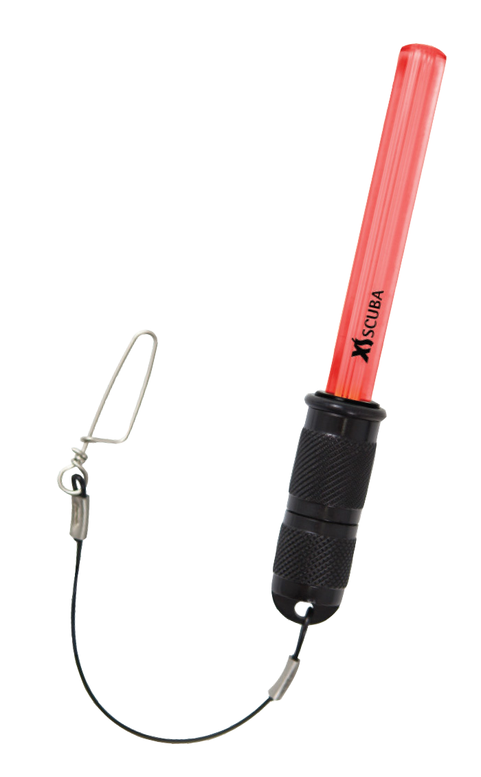 XS Scuba LED Glowstick – Reusable LED Night Diving Marker Light Red